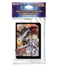 Yu-Gi-Oh! Albaz - Ecclesia - Tri-Brigade pacchetto da 50 proteggi cartemini